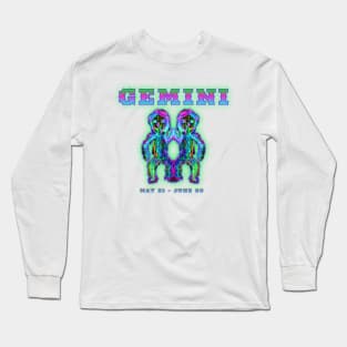 Gemini 9b Purple Long Sleeve T-Shirt